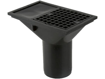 110MM U/G INTEGRAL RECTANGULAR HOPPER WITH GRID Henshaws Roofing & Building