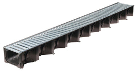 HexDrain Channel with Galvanised Steel Grating Henshaws Roofing & Building