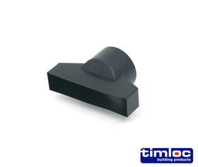 TIMLOC UNDERFLOOR VENT DUCT ADAPTOR 100MM DIA Henshaws Roofing & Building