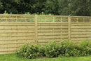 Pressure Treated Decorative Kyoto Fence Panel 1.8m x 1.8m - Pack of 3 (Delivery Only)-1