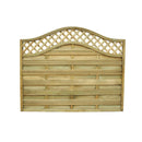 Pressure Treated Decorative Europa Prague Fence Panel 1.8m x 1.5m - Pack of 3 (Delivery Only)-2