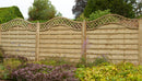 Pressure Treated Decorative Europa Prague Fence Panel 1.8m x 1.8m - Pack of 3 (Delivery Only)-2
