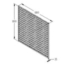 Rosemore Lattice - 180 x 180cm - Pack of 3 (Delivery Only)-3