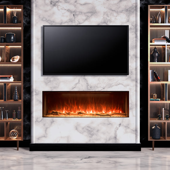 Hestia 1308 Electric Fire for Media Walls