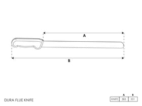 Dura Flue Cutting Knife - 0