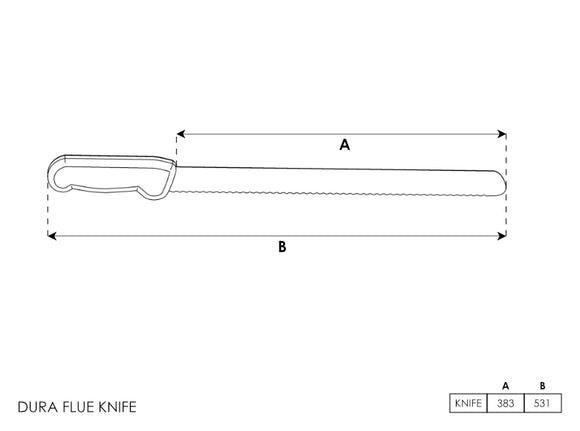 Dura Flue Cutting Knife