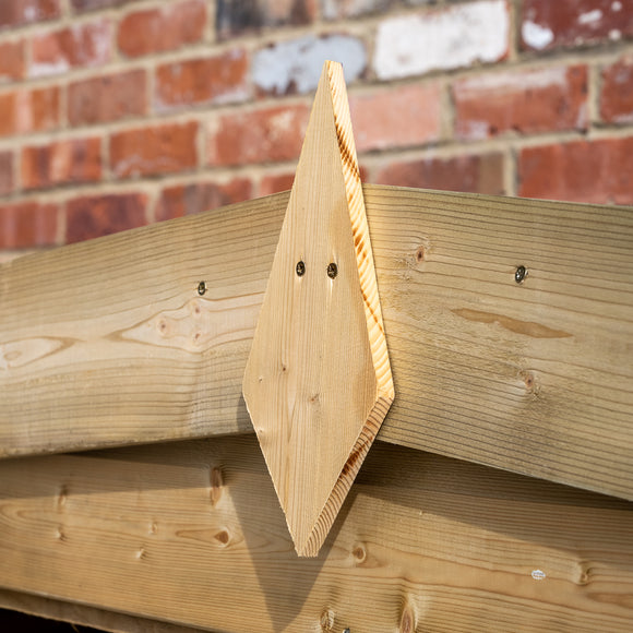 Overlap Presssure Treated Apex Log Store (Delivery Only)