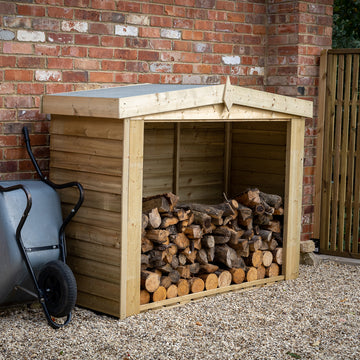 Overlap Presssure Treated Apex Log Store (Delivery Only) - 0