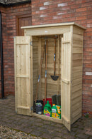 Pent Tall Garden Store - Pressure Treated (Delivery Only)-1
