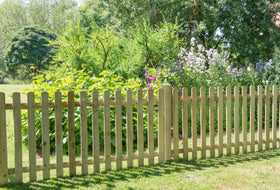 Pressure Treated Heavy Duty Pale Fence Panel 6ft x 3ft (1.8m x 0.9m) - Pack of 3 (Delivery Only)