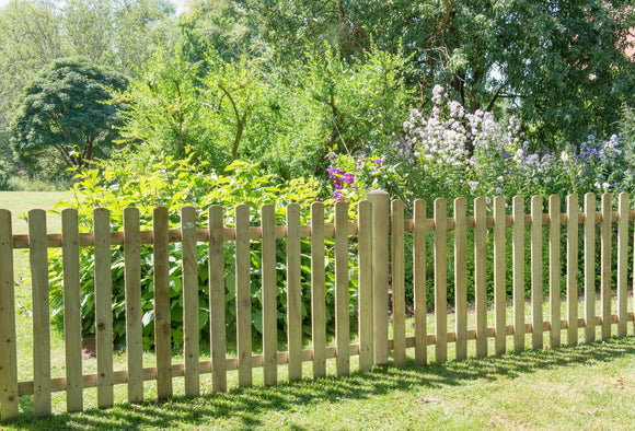 Pressure Treated Heavy Duty Pale Fence Panel 6ft x 3ft (1.8m x 0.9m) - Pack of 3 (Delivery Only)