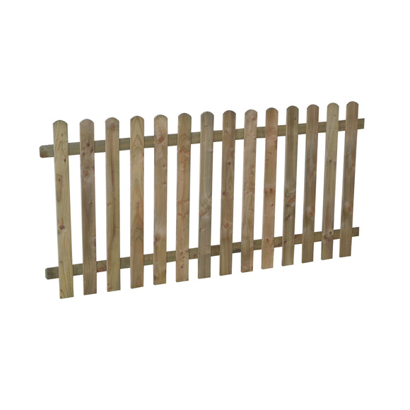 Pressure Treated Heavy Duty Pale Fence Panel 6ft x 3ft (1.8m x 0.9m) - Pack of 3 (Delivery Only)