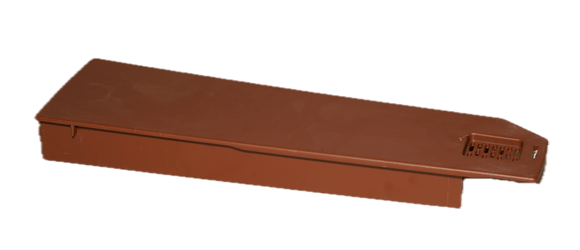 TLE/MF DRY VERGE CLOSURE LH - RUST/FLAND Henshaws Roofing & Building