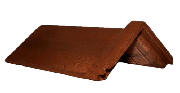 SANDTOFT CONC ANG CAP RIDGE 105* - RUSTIC Henshaws Roofing & Building