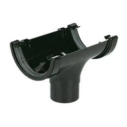 112MM HALF ROUND RUNNING OUTLET Henshaws Roofing & Building