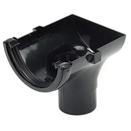 112MM HALF ROUND STOPEND OUTLET Henshaws Roofing & Building