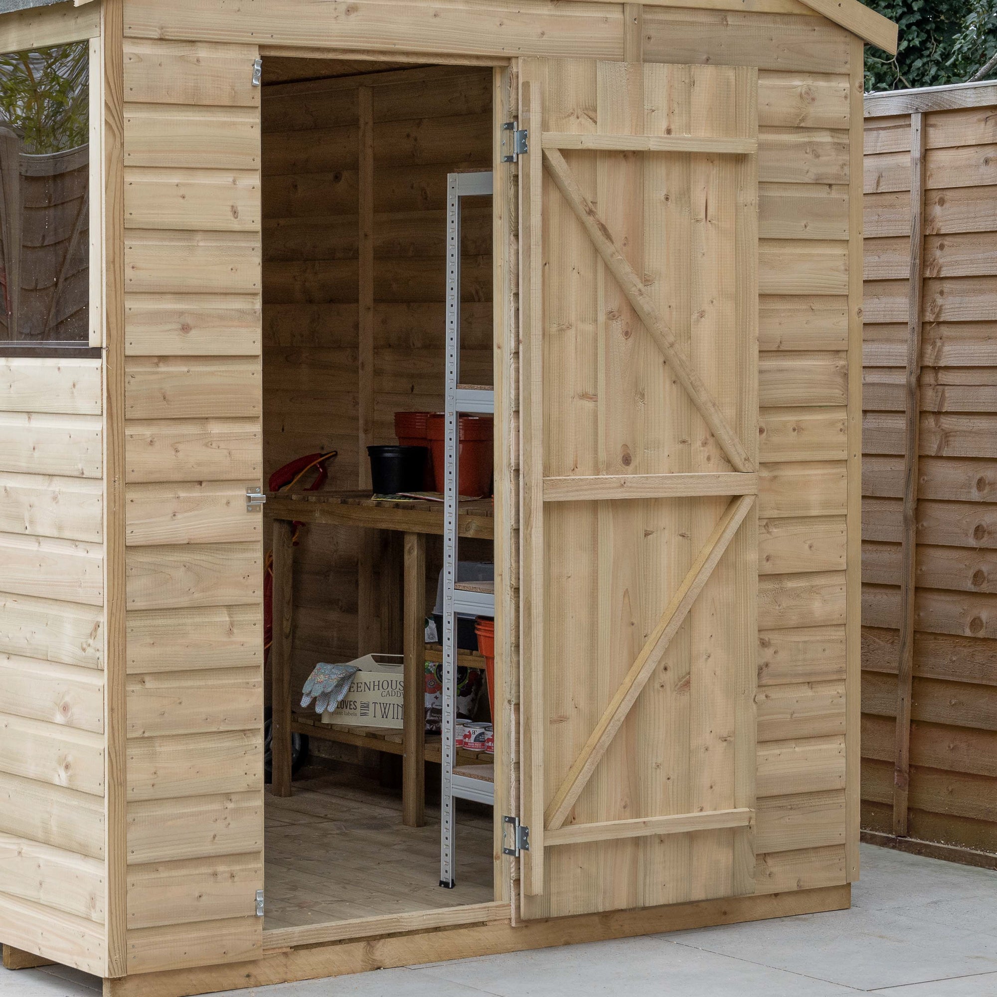 Beckwood 8x6 Pent Shed - 2 Windows - (Delivery Only)