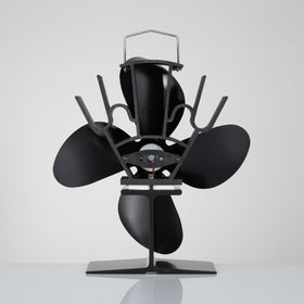 4 Blade Heat Powered Stove Fan - 0
