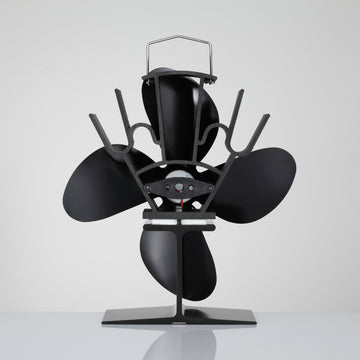 4 Blade Heat Powered Stove Fan - 0