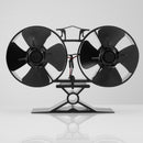 8 Blade Double Mini Heat Powered Stove Fan-1