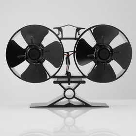 8 Blade Double Mini Heat Powered Stove Fan