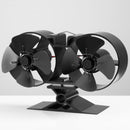 8 Blade Double Mini Heat Powered Stove Fan-3