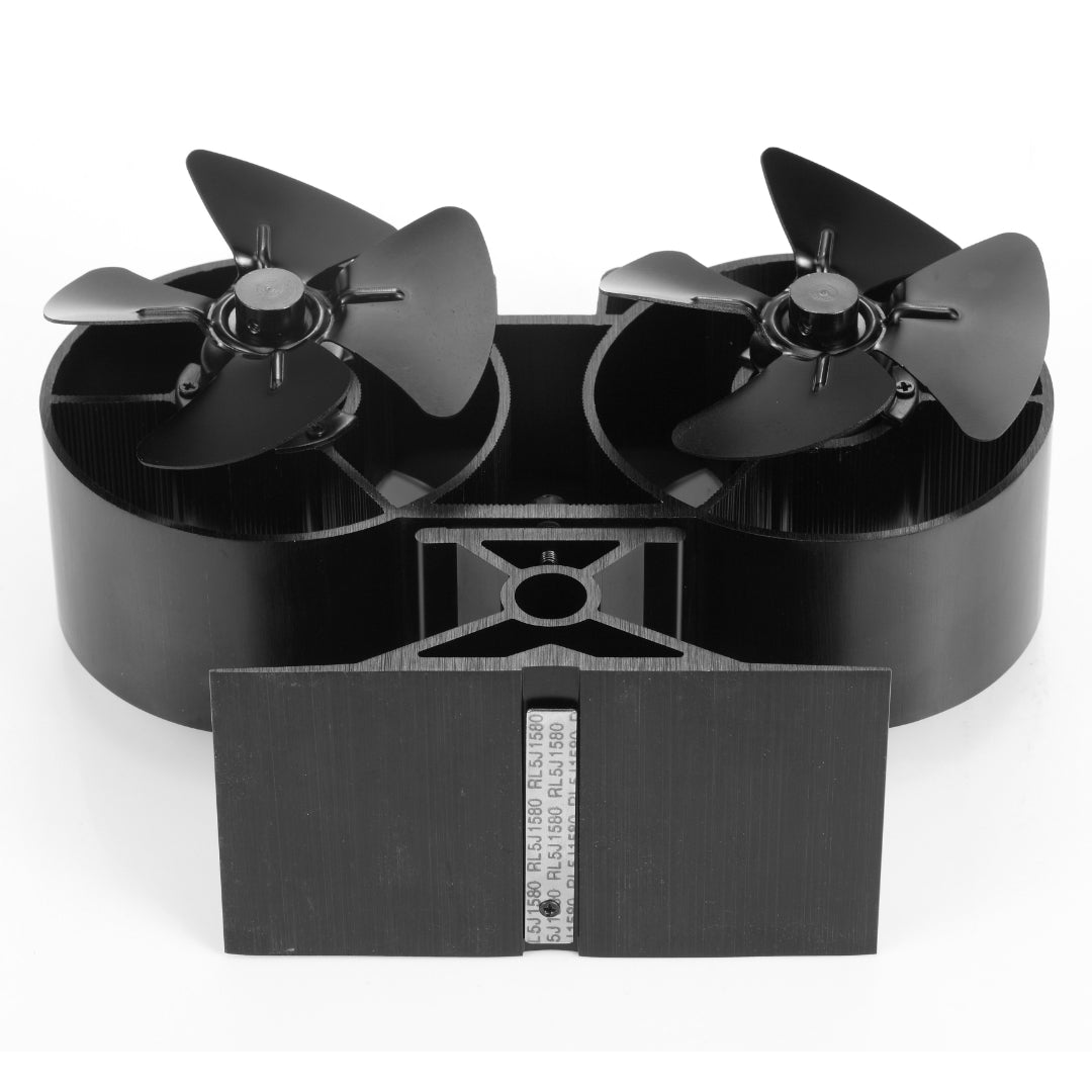 8 Blade Double Mini Heat Powered Stove Fan