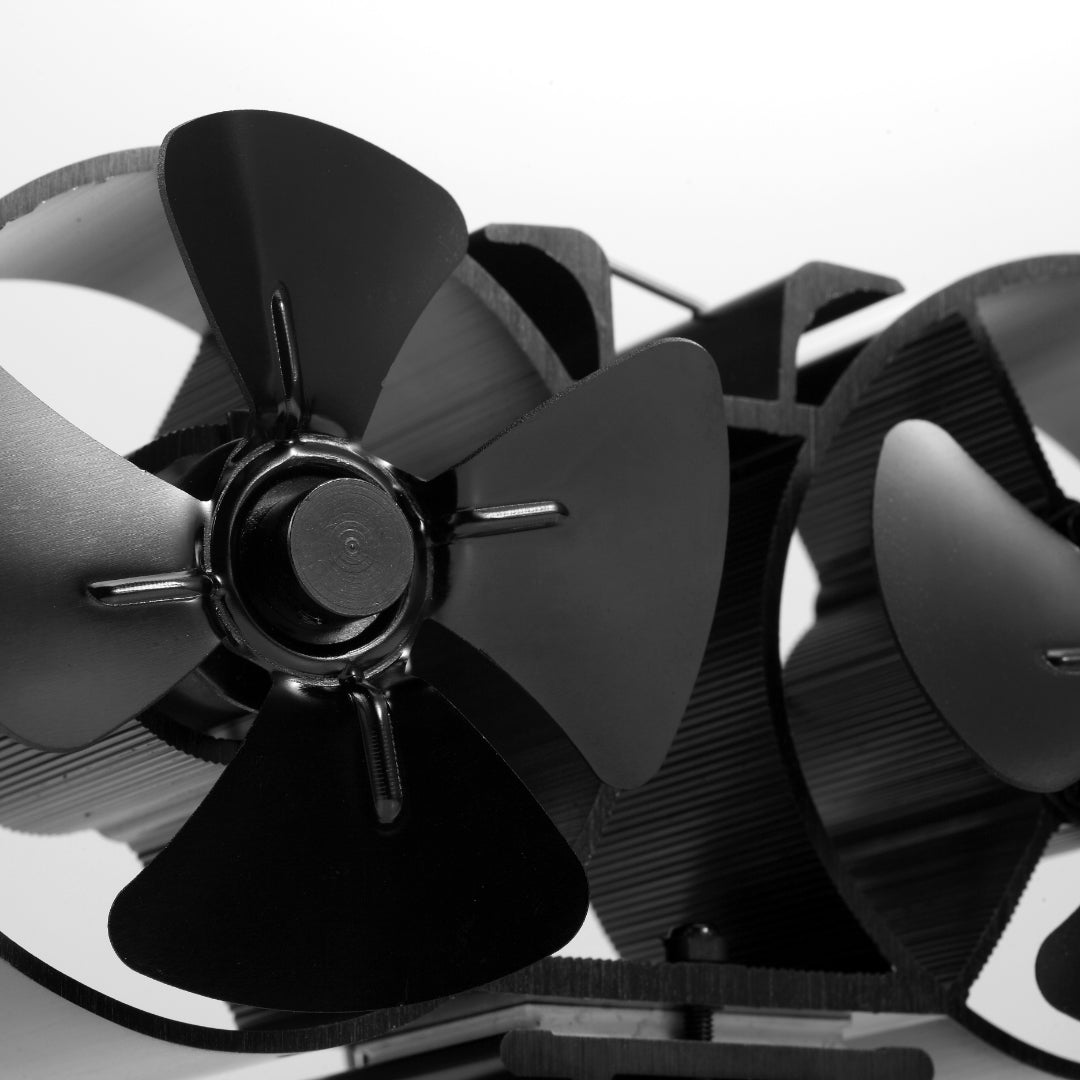 8 Blade Double Mini Heat Powered Stove Fan