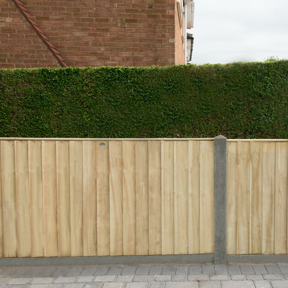 Pressure Treated Closedboard Fence Panel 6ft x 3ft (1.83m x 0.93m) - Pack of 3 (Delivery Only)
