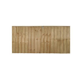 Pressure Treated Closedboard Fence Panel 6ft x 3ft (1.83m x 0.93m) - Pack of 3 (Delivery Only) - 0