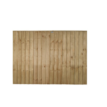 Pressure Treated Closedboard Fence Panel 6ft x 4ft (1.83m x 1.23m) - Pack of 3 (Delivery Only) - 0