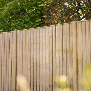 Pressure Treated Closedboard Fence Panel 6ft x 5ft (1.83m x 1.54m) - Pack of 3 (Delivery Only)
