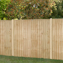 Pressure Treated Closedboard Fence Panel 6ft x 6ft (1.83m x 1.85m)  - Pack of 3 (Delivery Only)-1