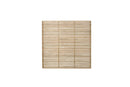 Pressure Treated Contemporary Slatted Fence Panel 1.8m x 1.8m - Pack of 3 (Delivery Only)-2