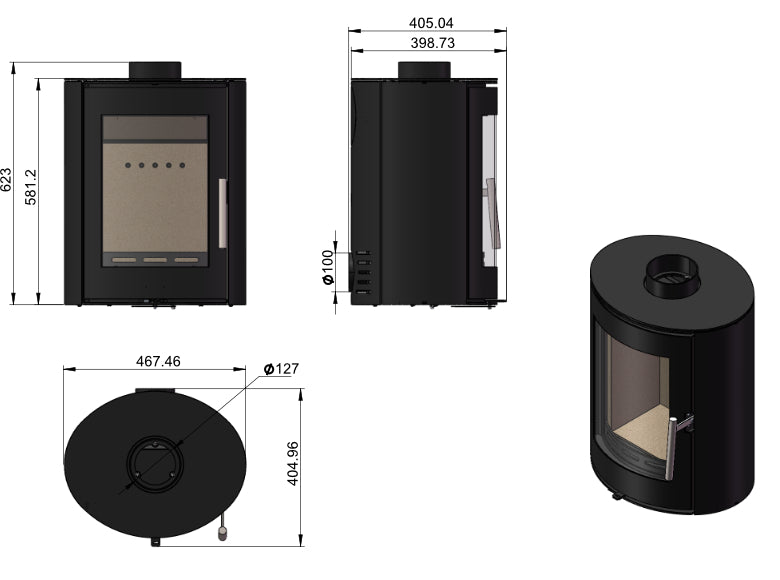 Charlton Ecodesign Freestanding Stove
