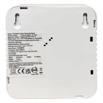 Dura Flue Carbon Monoxide Alarm Detector - 0