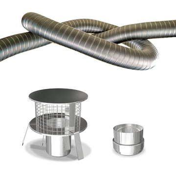 Dura Flue W3G Lifetime Warranty Kit 8 Inch - 0