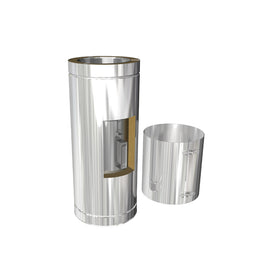 DTW 500mm Straight Length with Clean Out Section 6 Inch SS