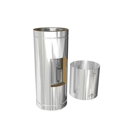 DTW 500mm Straight Length with Clean Out Section 5 Inch SS