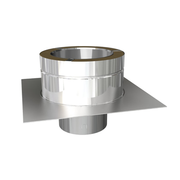 DTW Flex Below to Twin Wall Adapter 7 Inch SS