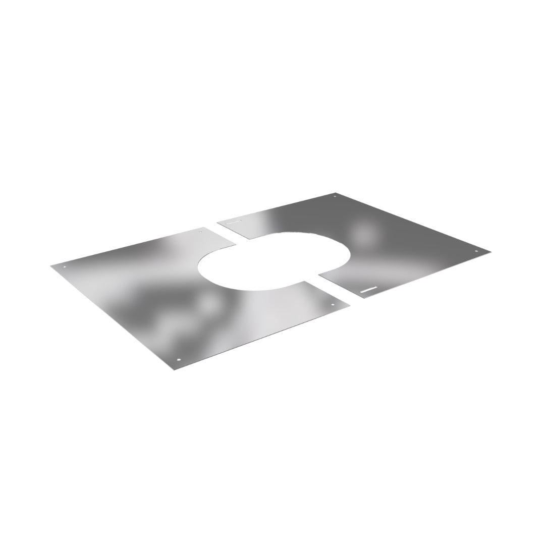 DTW 2 Part 0-30 Degree Square Finishing Plate 6 Inch SS