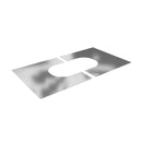 DTW 2 Part 30-45 Degree Square Finishing Plate 6 Inch SS-1