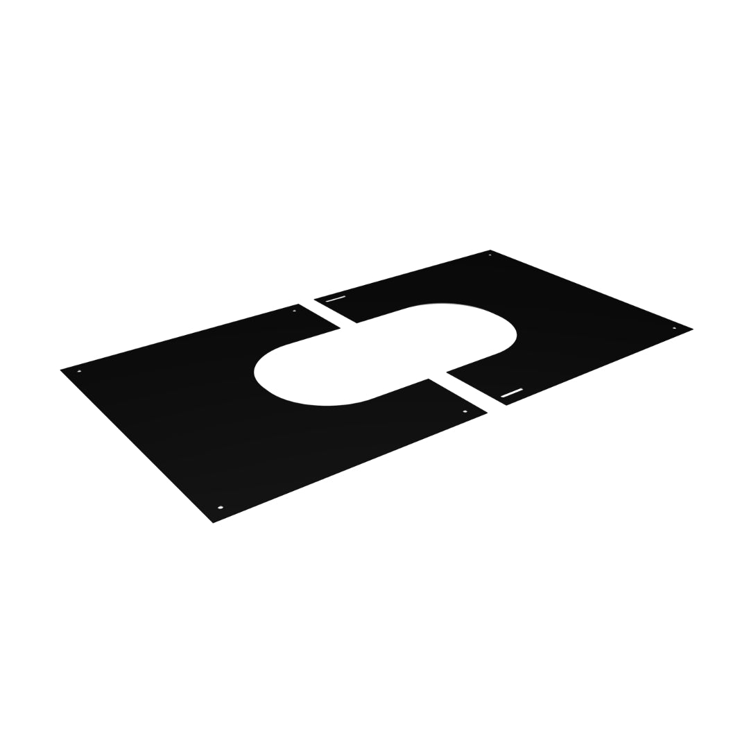 DTW 2 Part 30-45 Degree Square Finishing Plate 6 Inch MB