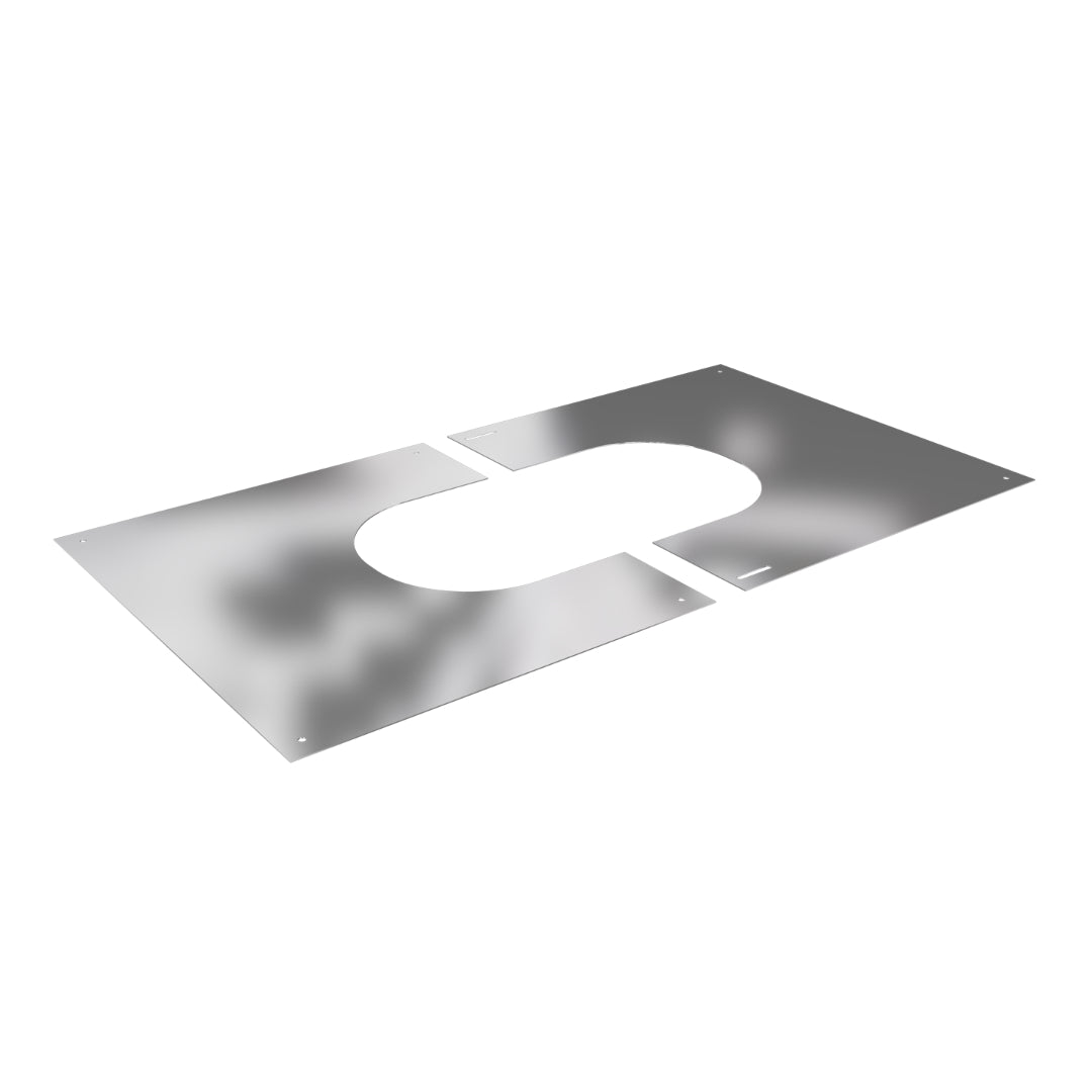 DTW 2 Part 45-60 Degree Square Finishing Plate 6 Inch SS