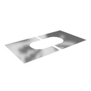 DTW 2 Part 45-60 Degree Square Finishing Plate 6 Inch SS-1