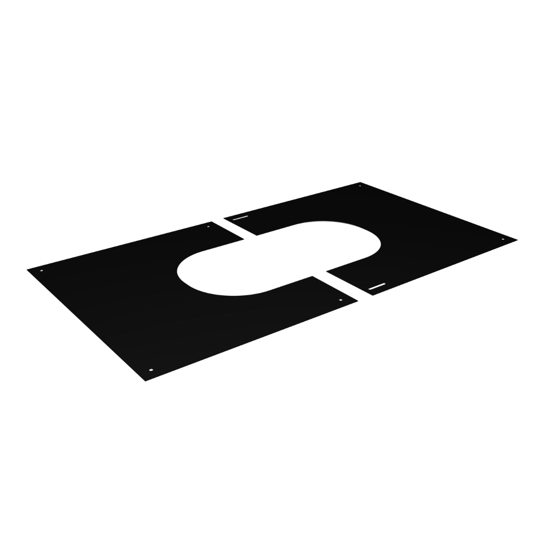 DTW 2 Part 45-60 Degree Square Finishing Plate 6 Inch MB