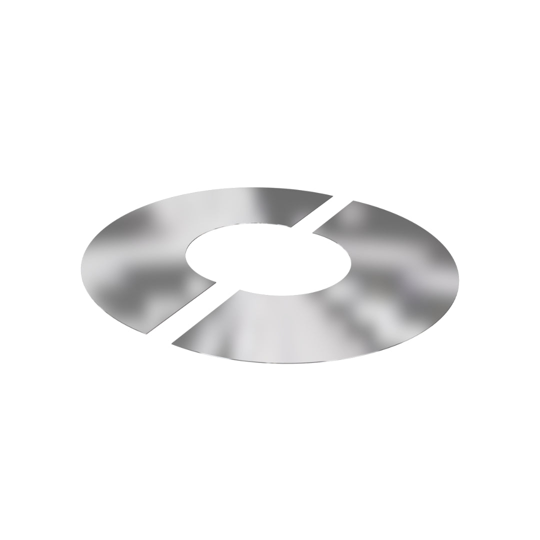 DTW 2 Part 30 Degree Oval Finishing Plate 6 Inch SS