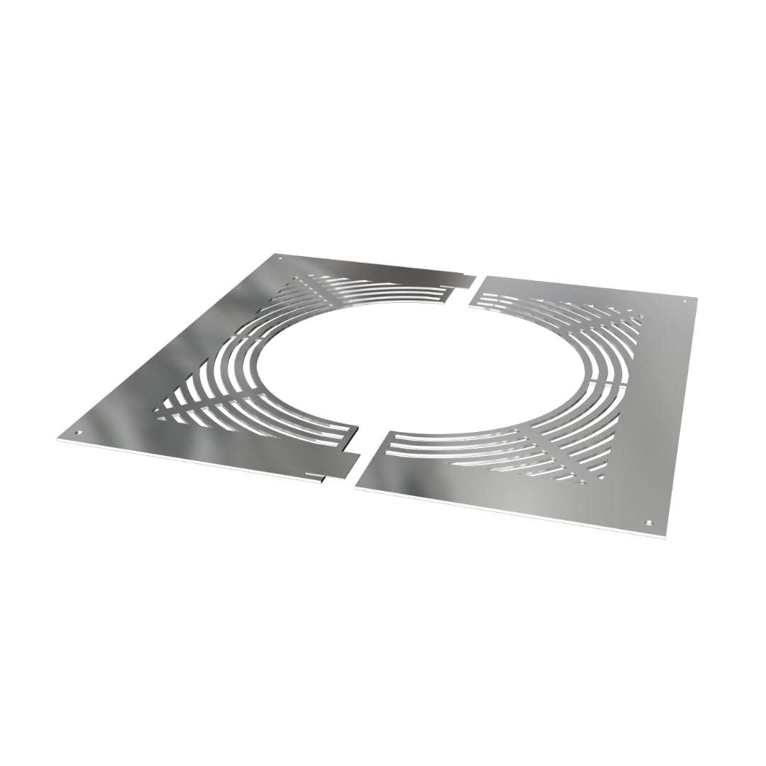 DTW Ventilated Firestop Plate 6 Inch SS