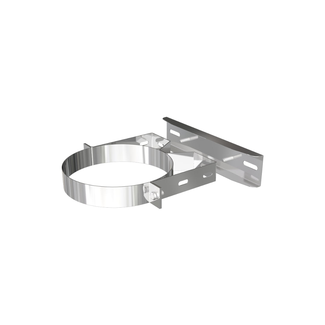 DTW 70mm Flat Wall Support 6 Inch SS