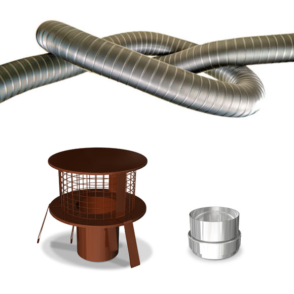 Gas & Oil Flex 316 10yrs Warranty Kit 4 Inch